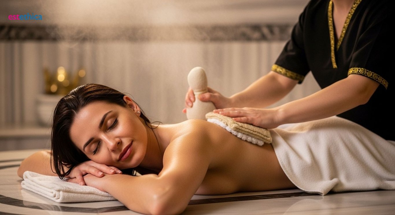 Hamamda kese masajı