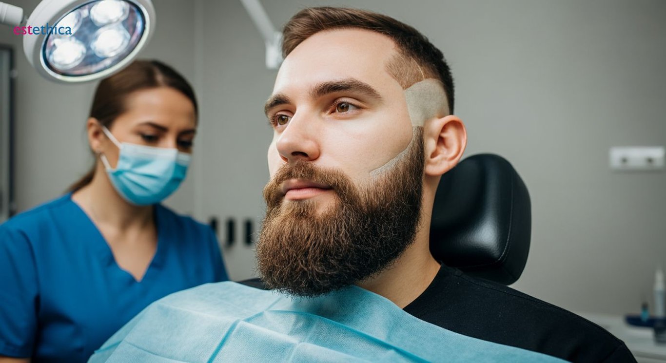 Step-by-step guide to beard transplants