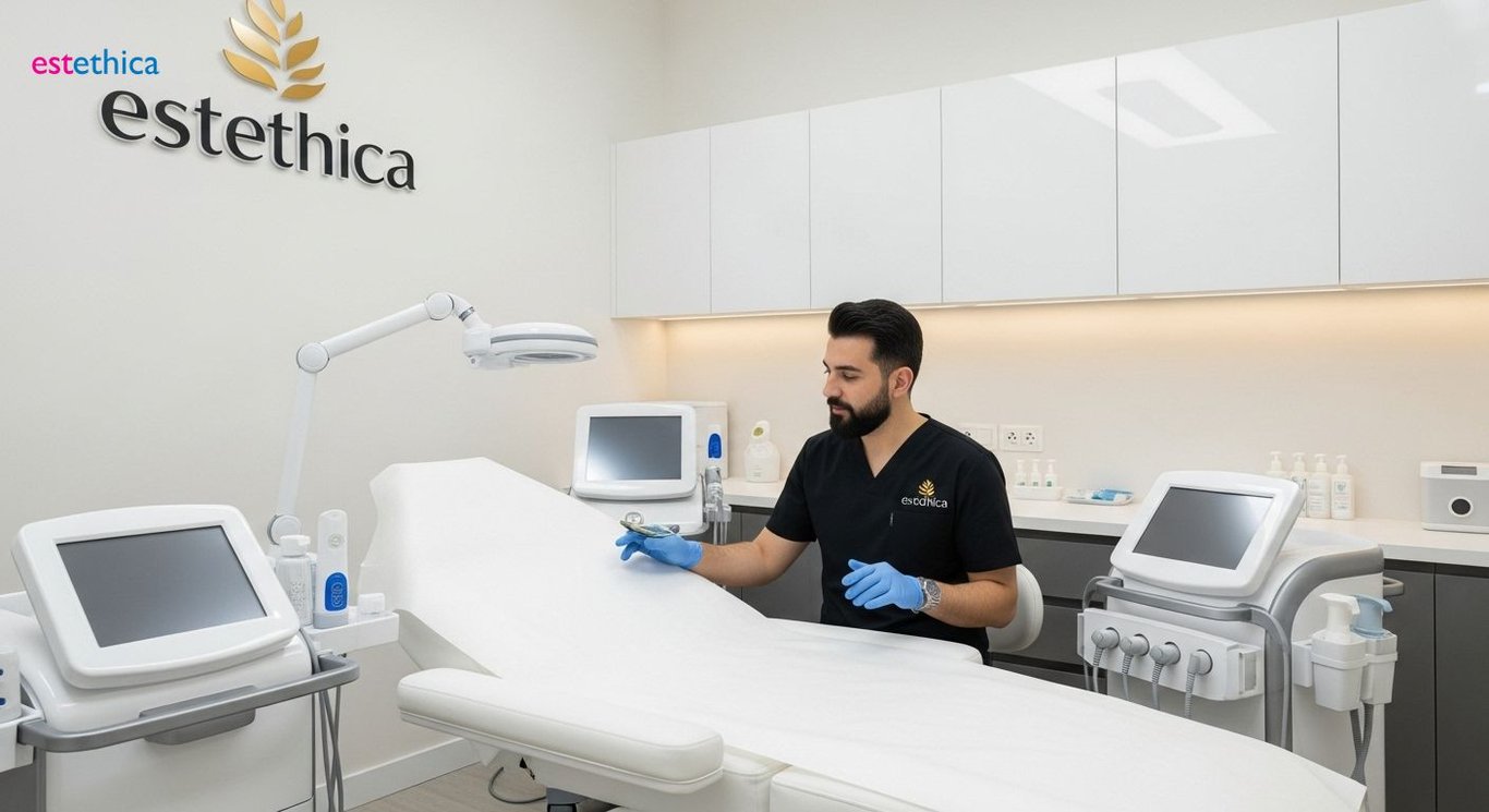 Gynecomastia treatment options illustration