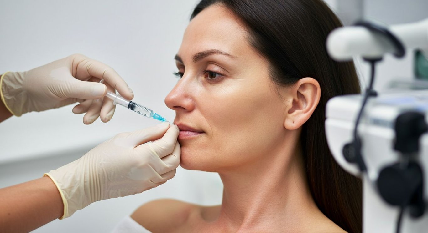 Hyaluronik asit enjeksiyonları ile kırışıklık tedavisi