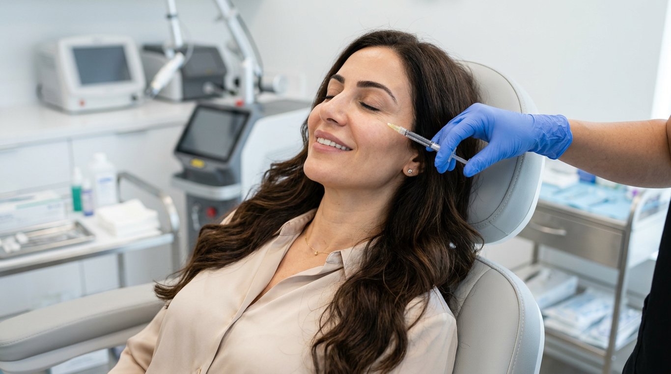 خلال الجلسة: تقنيات تجميل الوجه الحديثة