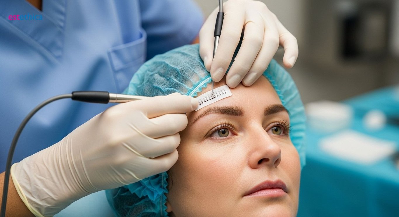 Eyebrow transplant results