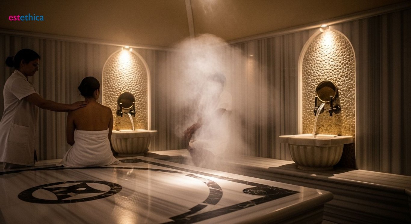 İstanbul'da lüks spa merkezi, rahatlatıcı deneyim