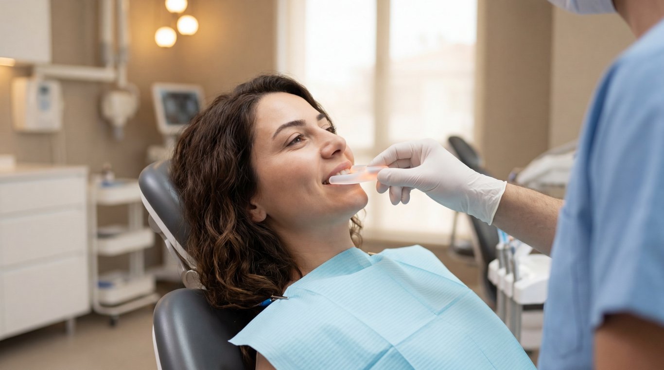 Klinik Ortamda Diş Beyazlatma Uygulaması