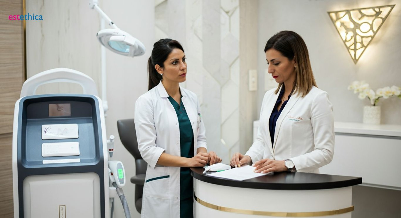 Lazer epilasyon cihazı ve uygulama süreci