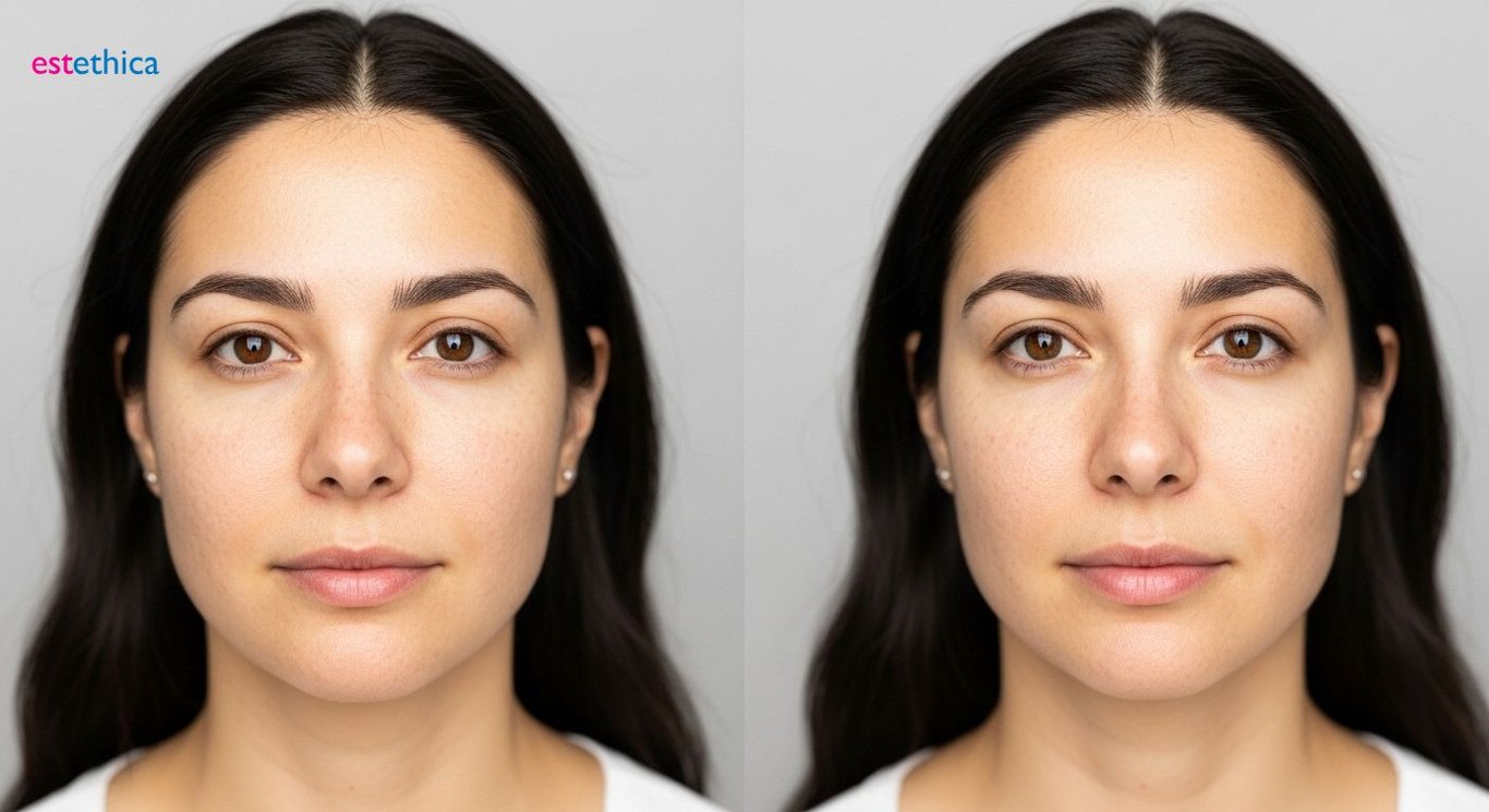İple yüz germe tekniği ile gençleşme