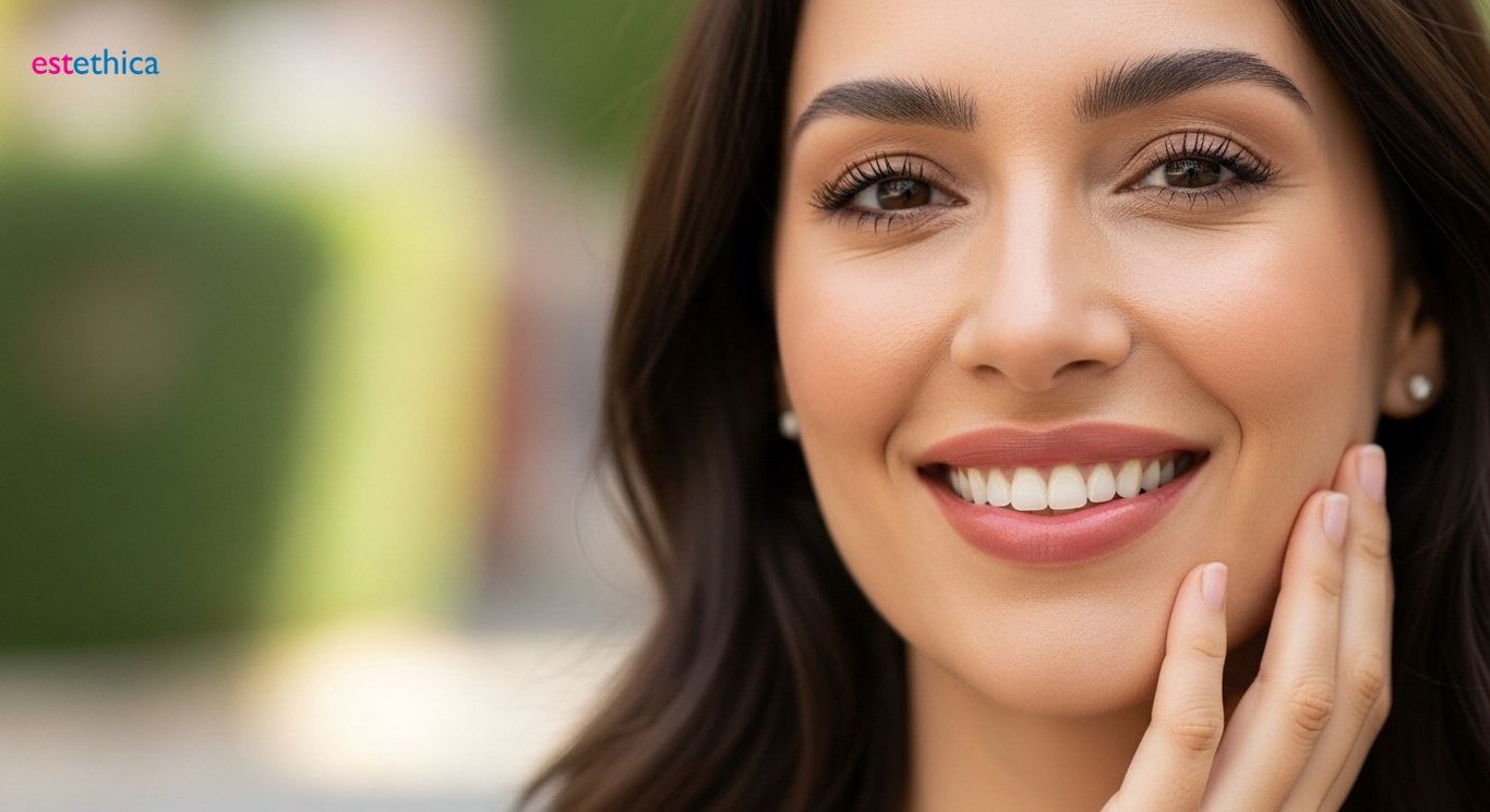 Lip lift before and after results comparison