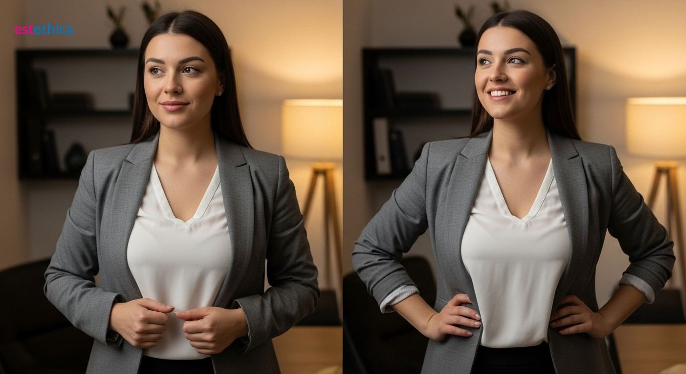 Mammoplasty: Breast augmentation illustration