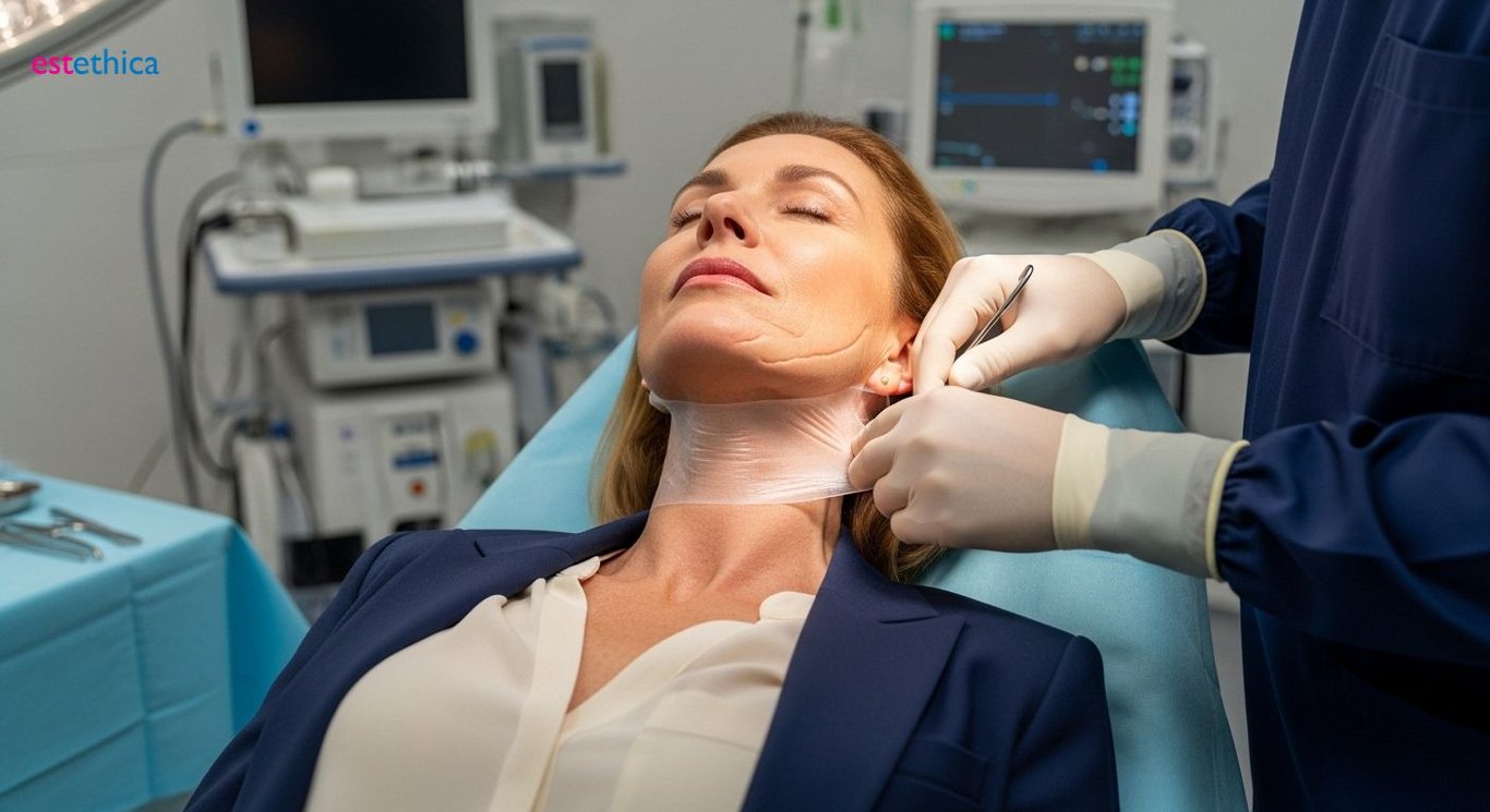 Neck contouring procedure