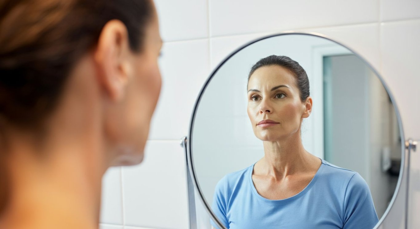 Neck lift before and after transformations