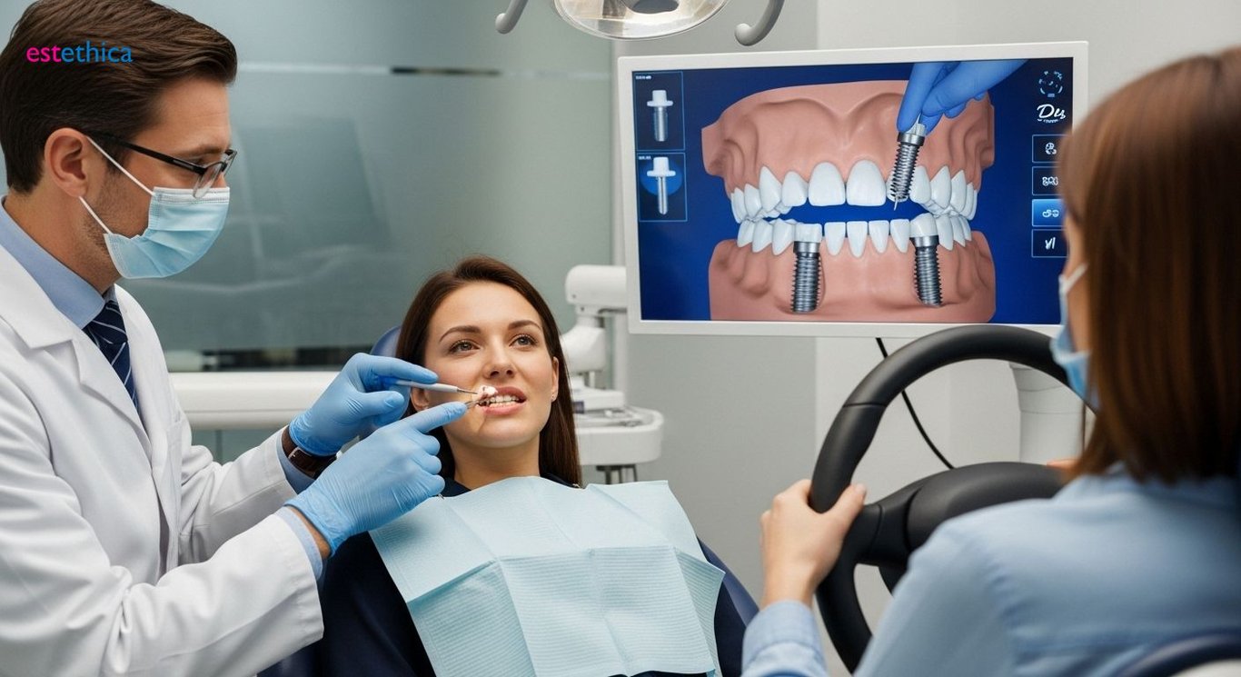 Dental implant osseointegration process