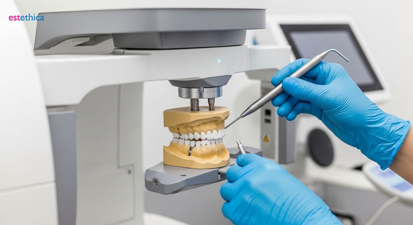 Osseointegration process in dental implants