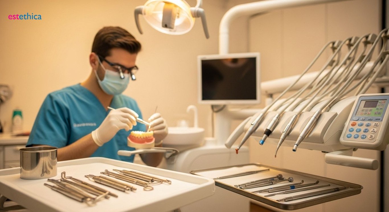 Dental implant osseointegration with jawbone