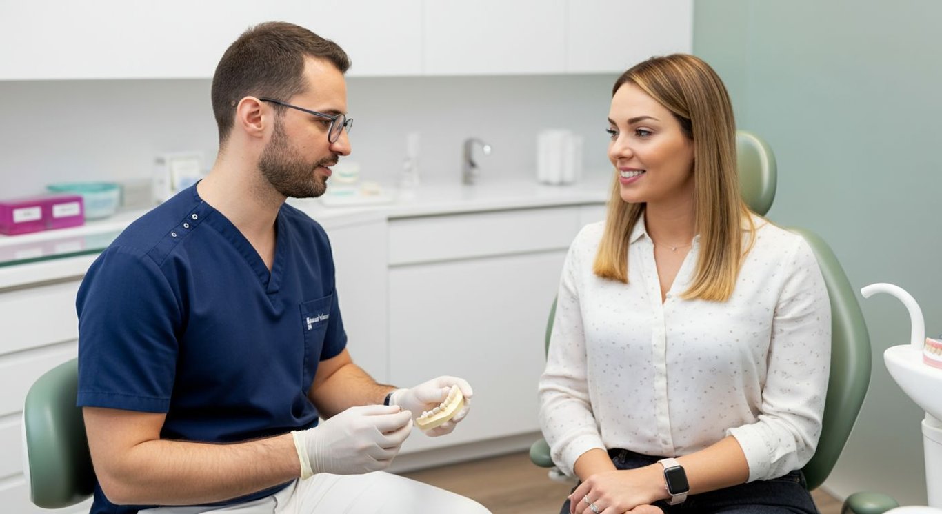 Porcelain veneers crafting natural-looking smile