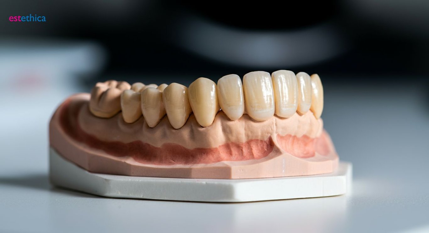 Porcelain veneers crafting natural-looking smile
