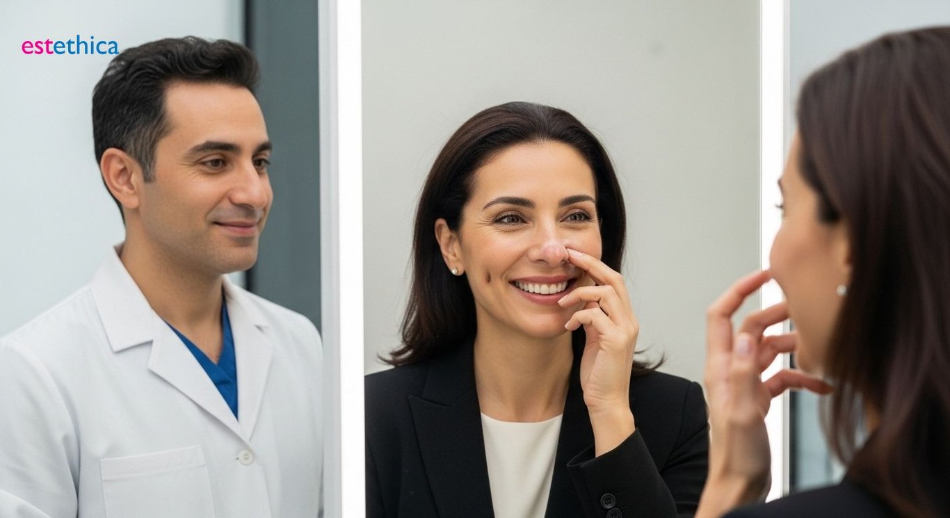 نتائج عملية تجميل الأنف: رحلة الشفاء والمظهر الجديد