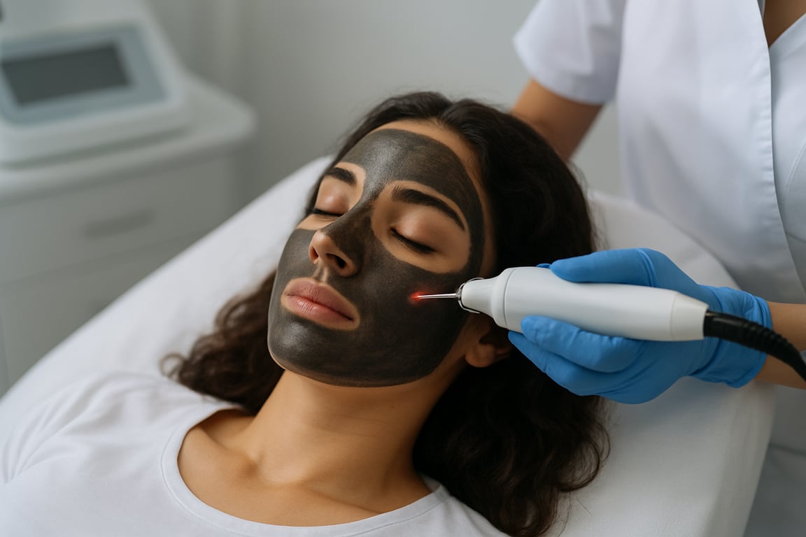 Profesyonel Karbon Peeling Uygulama Süreci