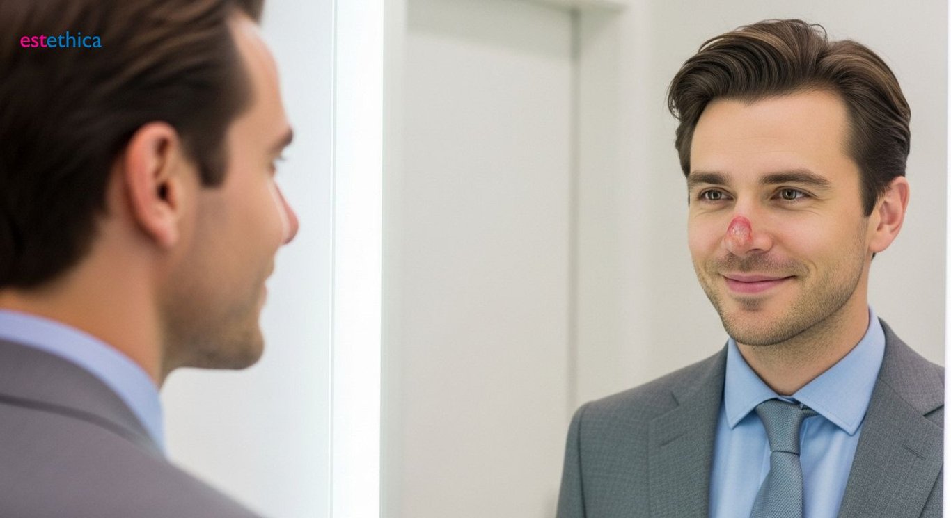 Rhinoplasty recovery stages