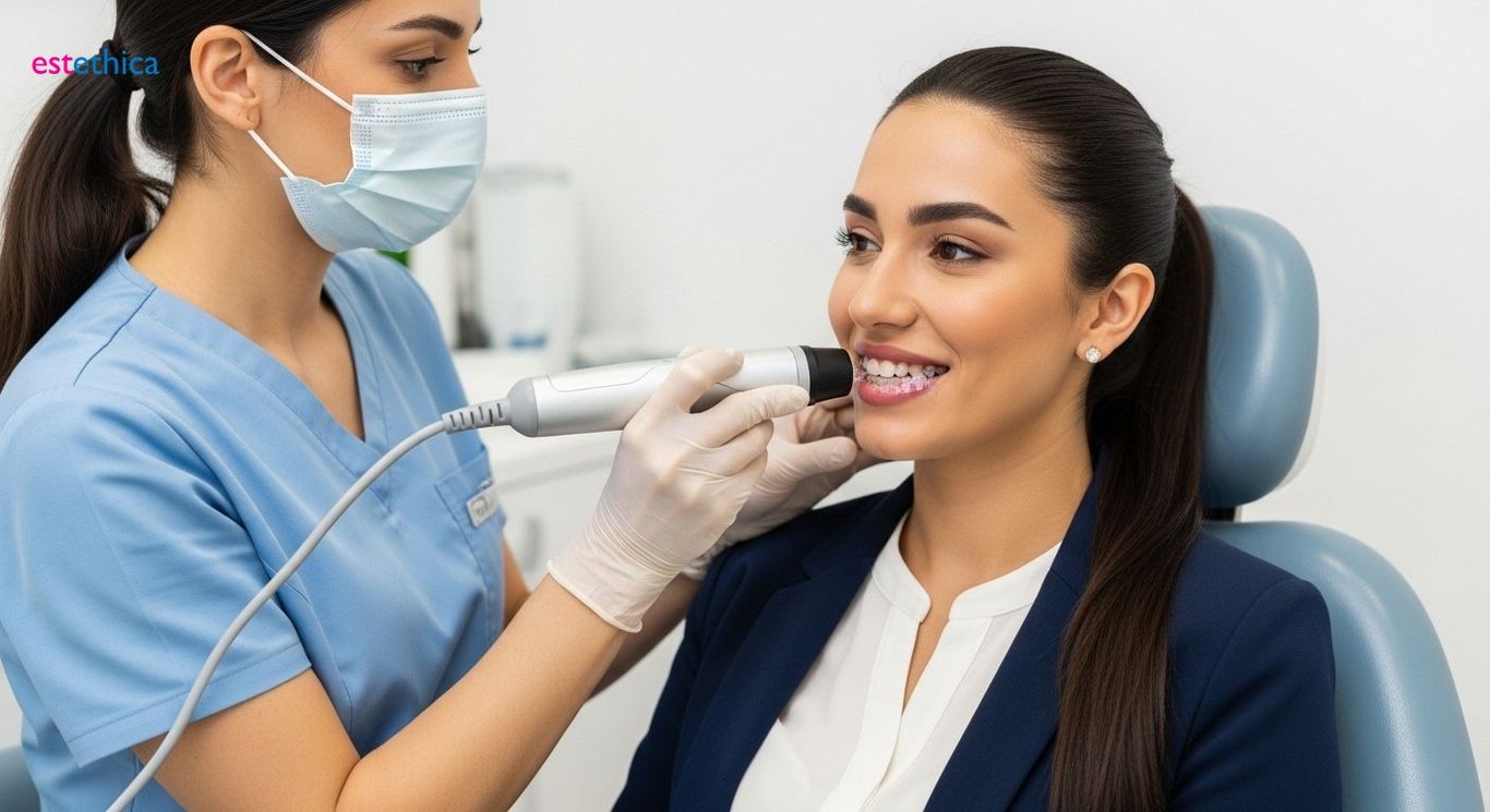 Şeffaf plaklarla diş düzeltme