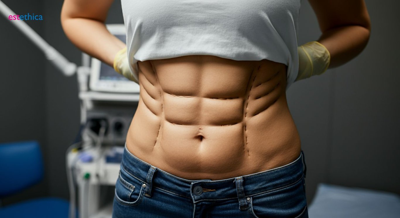 Abdominal etching surgery alternatives for six-pack abs