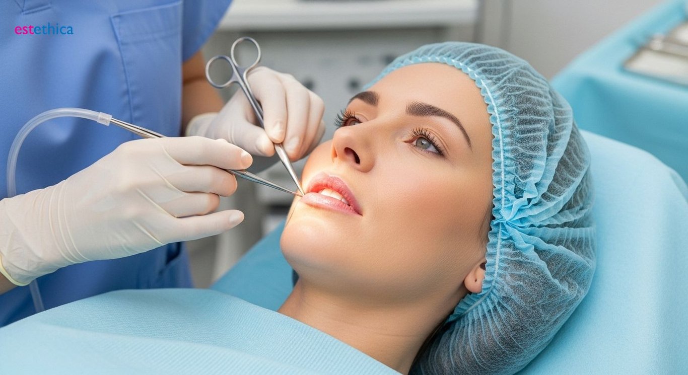 Surgical Lip Enhancement Results