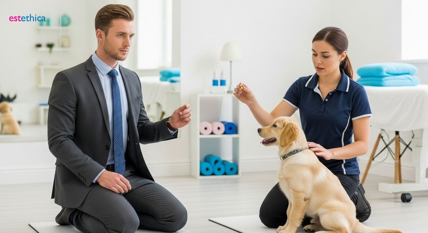 Dog training for aggression