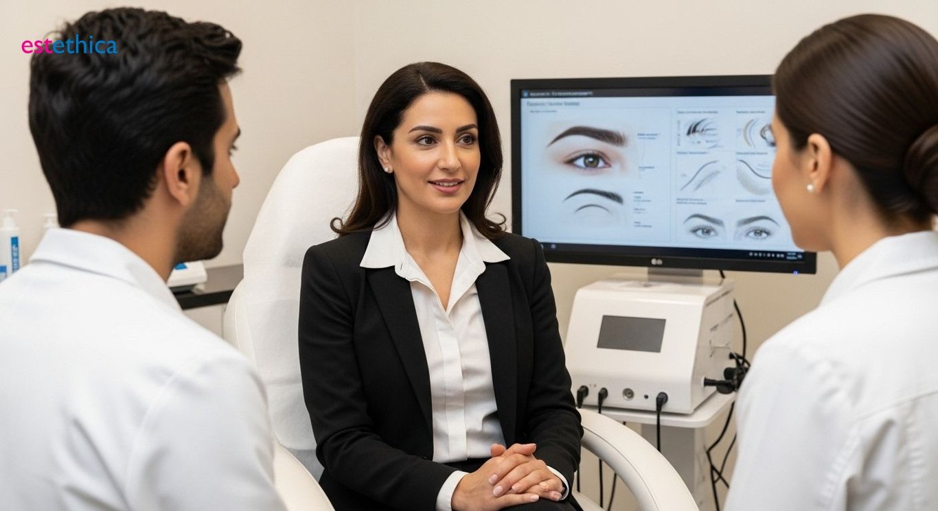 زراعة الحواجب بتقنية الاقتطاف: الدقة والكفاءة في استعادة كثافة الحواجب