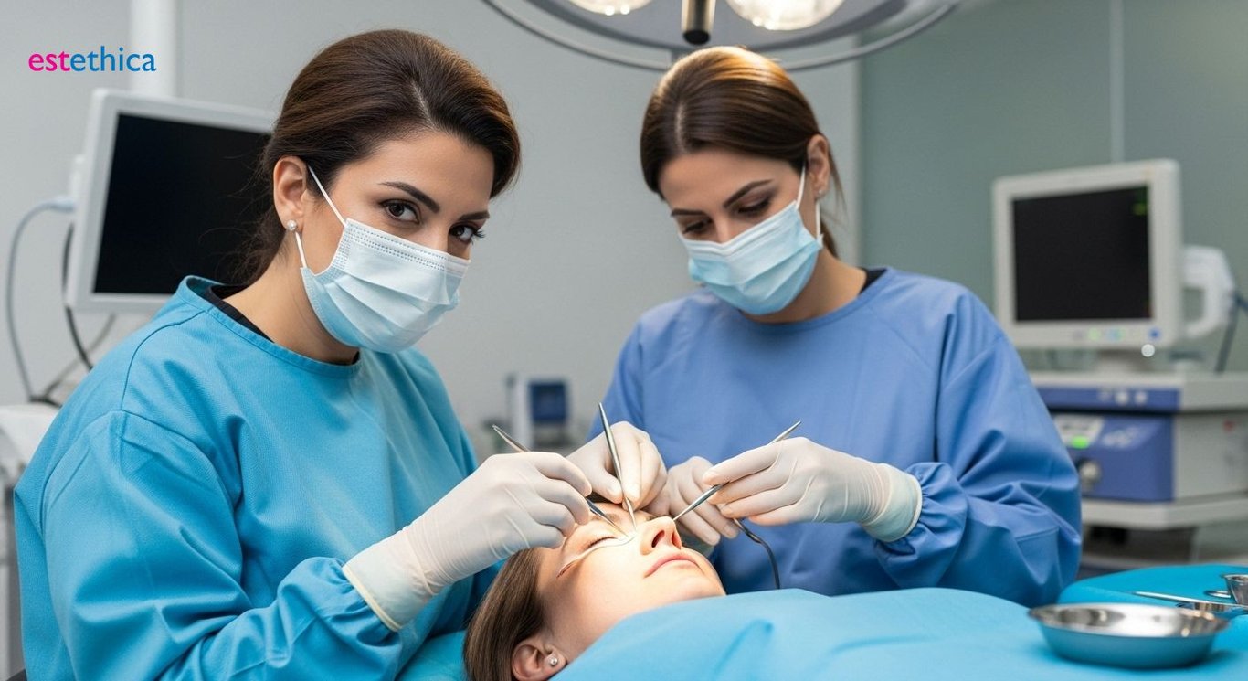 الاستعداد والتعافي من عملية رأب الجفن