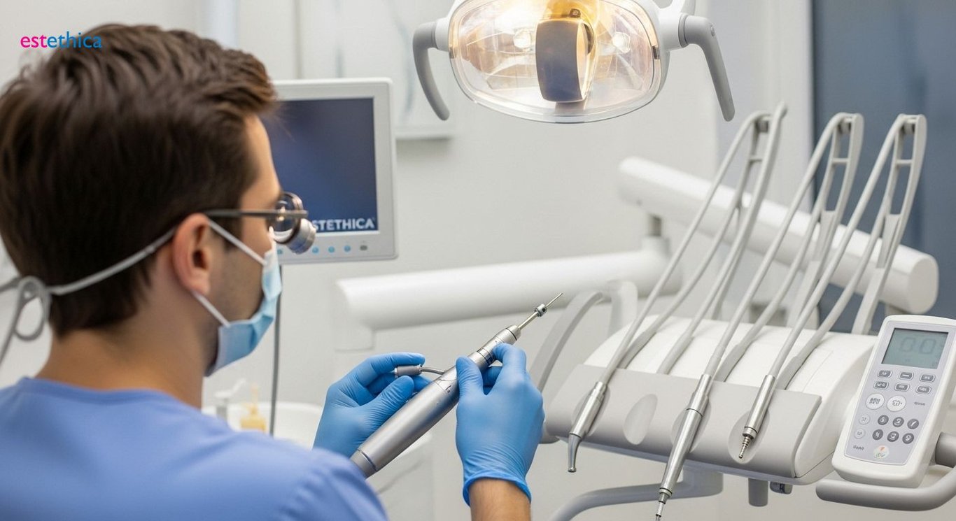 Dental implants osseointegration process illustration