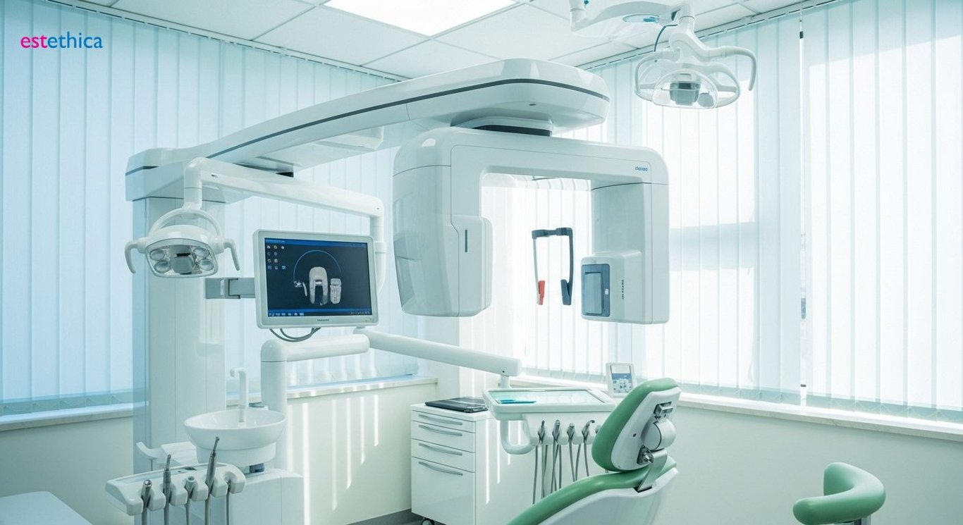 Osseointegration process: dental implant fusing with bone