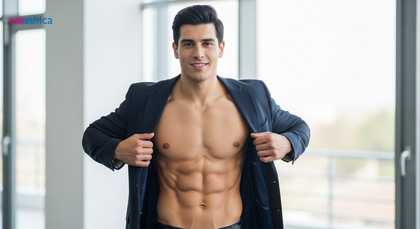 Male Abdominal Etching Before and After Results