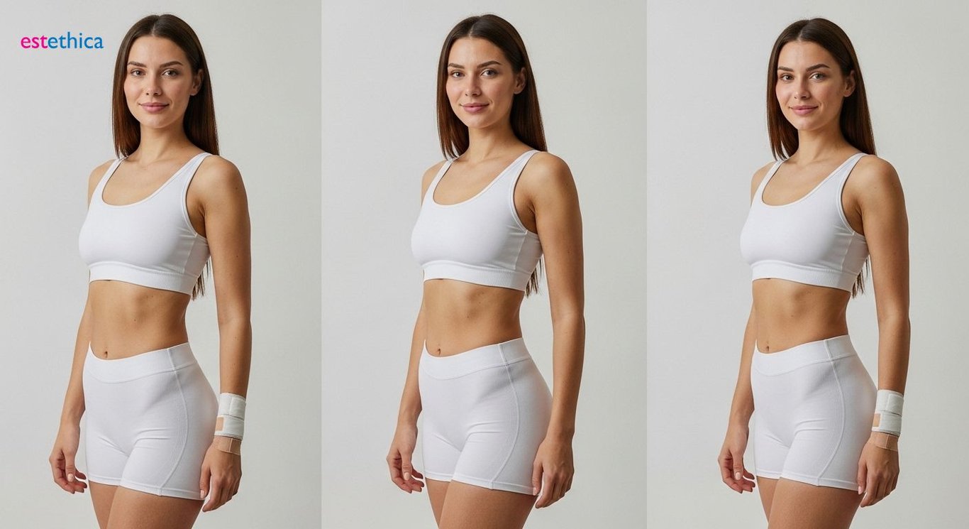 Tumescent liposuction procedure illustration