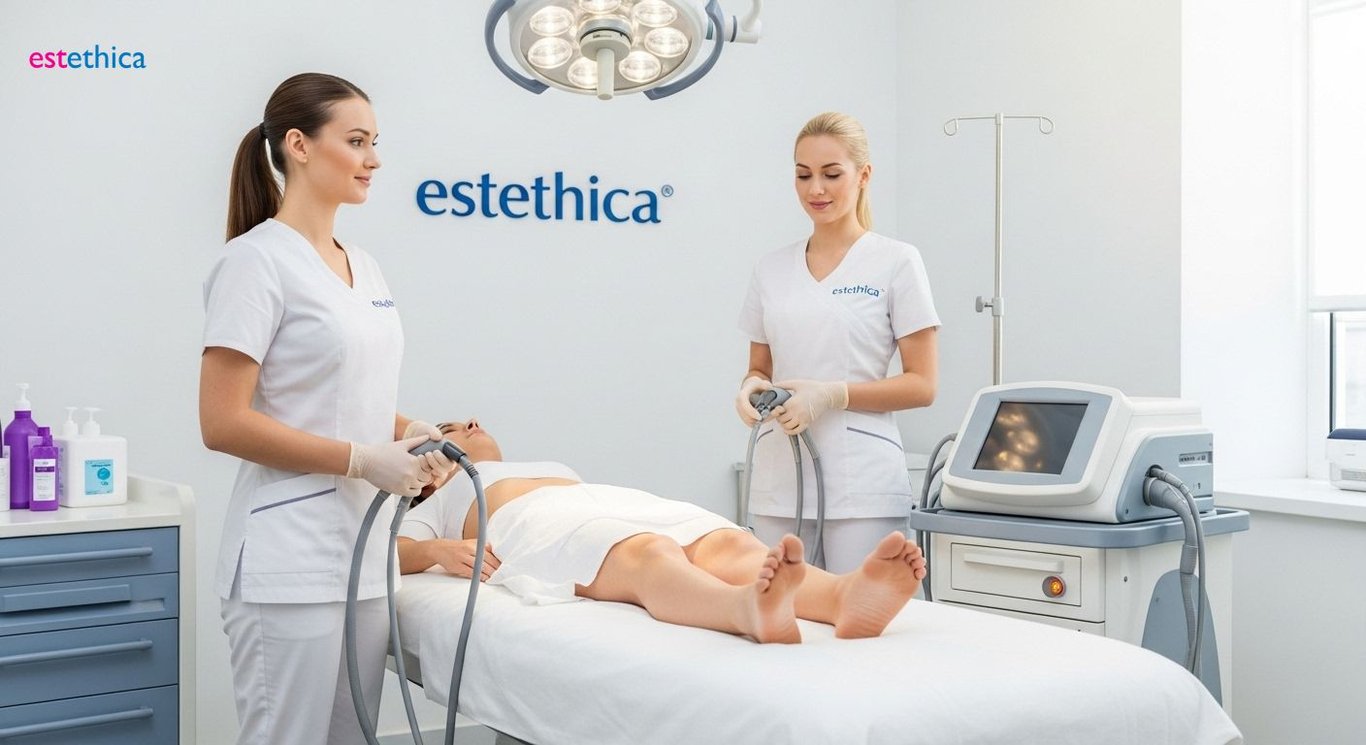 Tumescent liposuction procedure for body sculpting