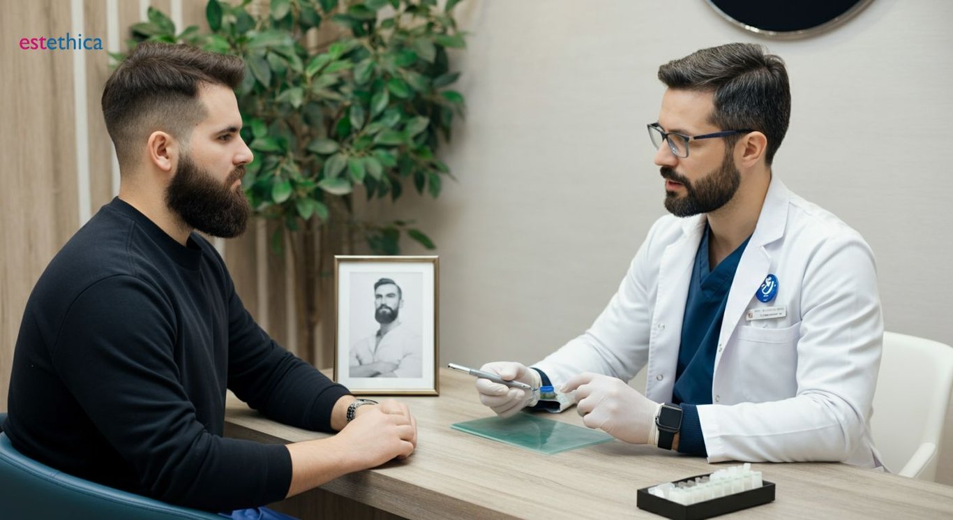 Beard transplant procedure explained