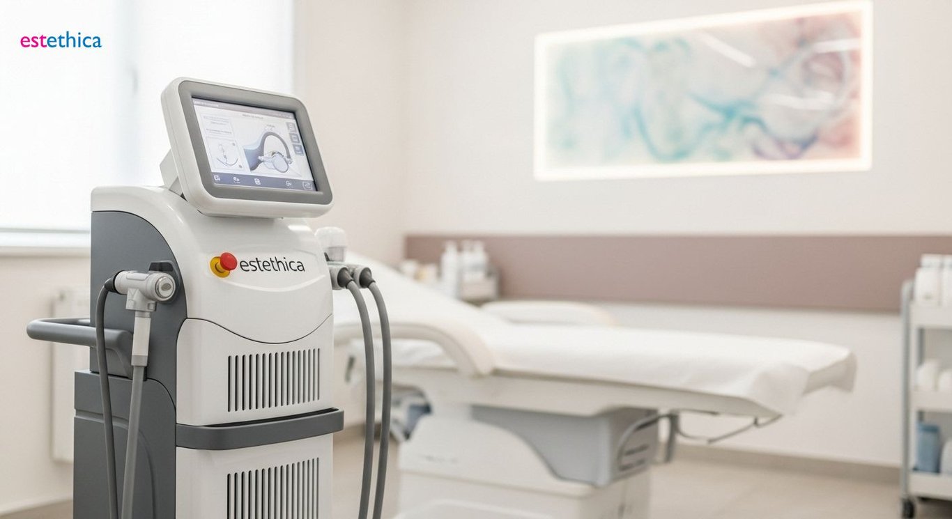 Liposuction procedure concept illustration