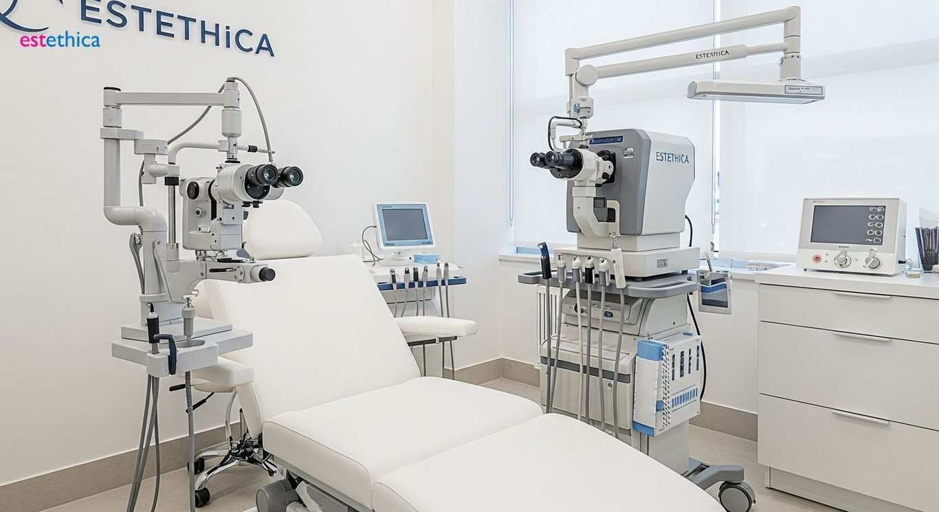 Upper and lower eyelid surgery options illustration