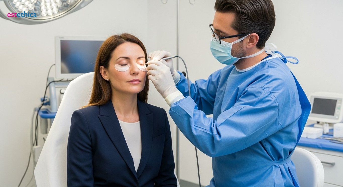 Eyelid lift procedure