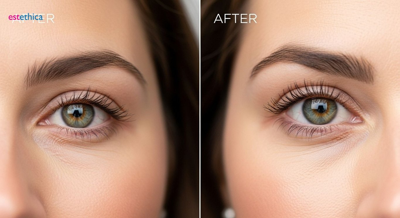 Upper and lower eyelid lift comparison