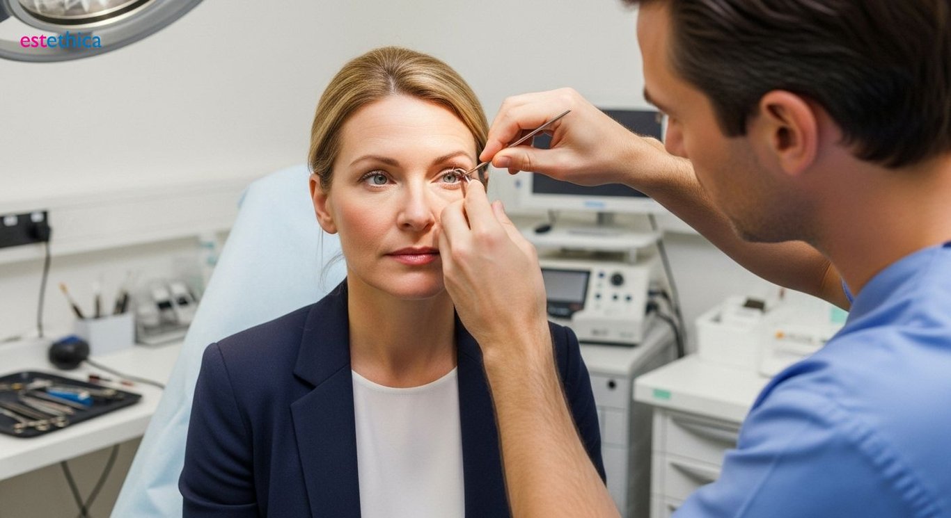 Upper Eyelid Lift Before and After