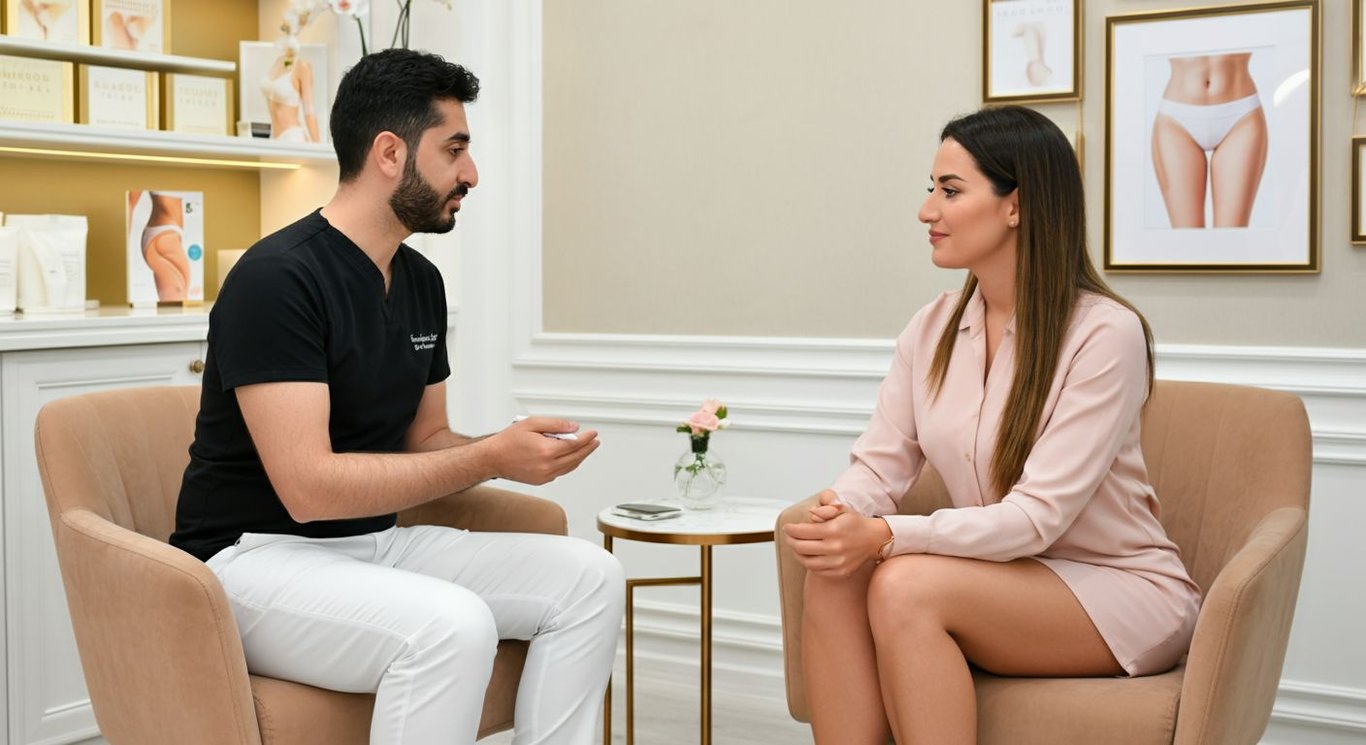 Uyluk germe ameliyatı sonrası bacak görünümü