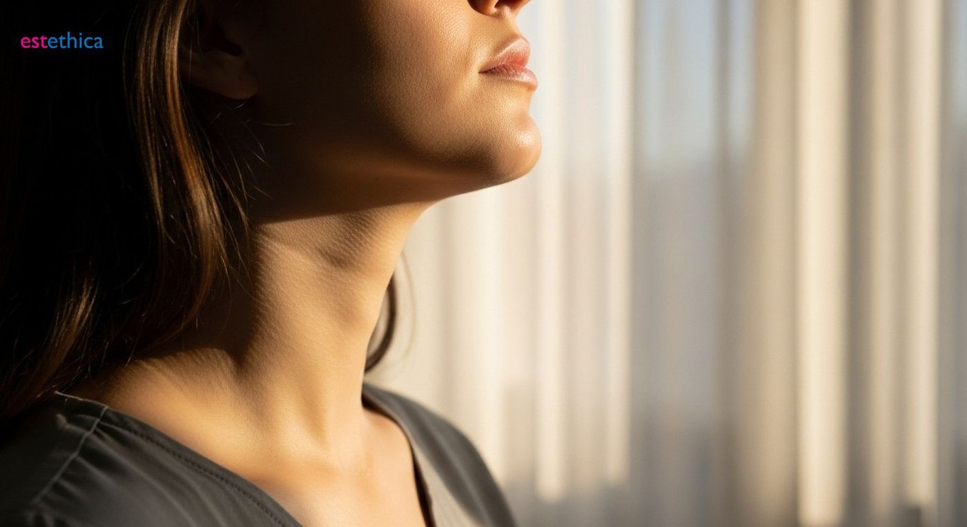 Neck lift procedure for profile enhancement