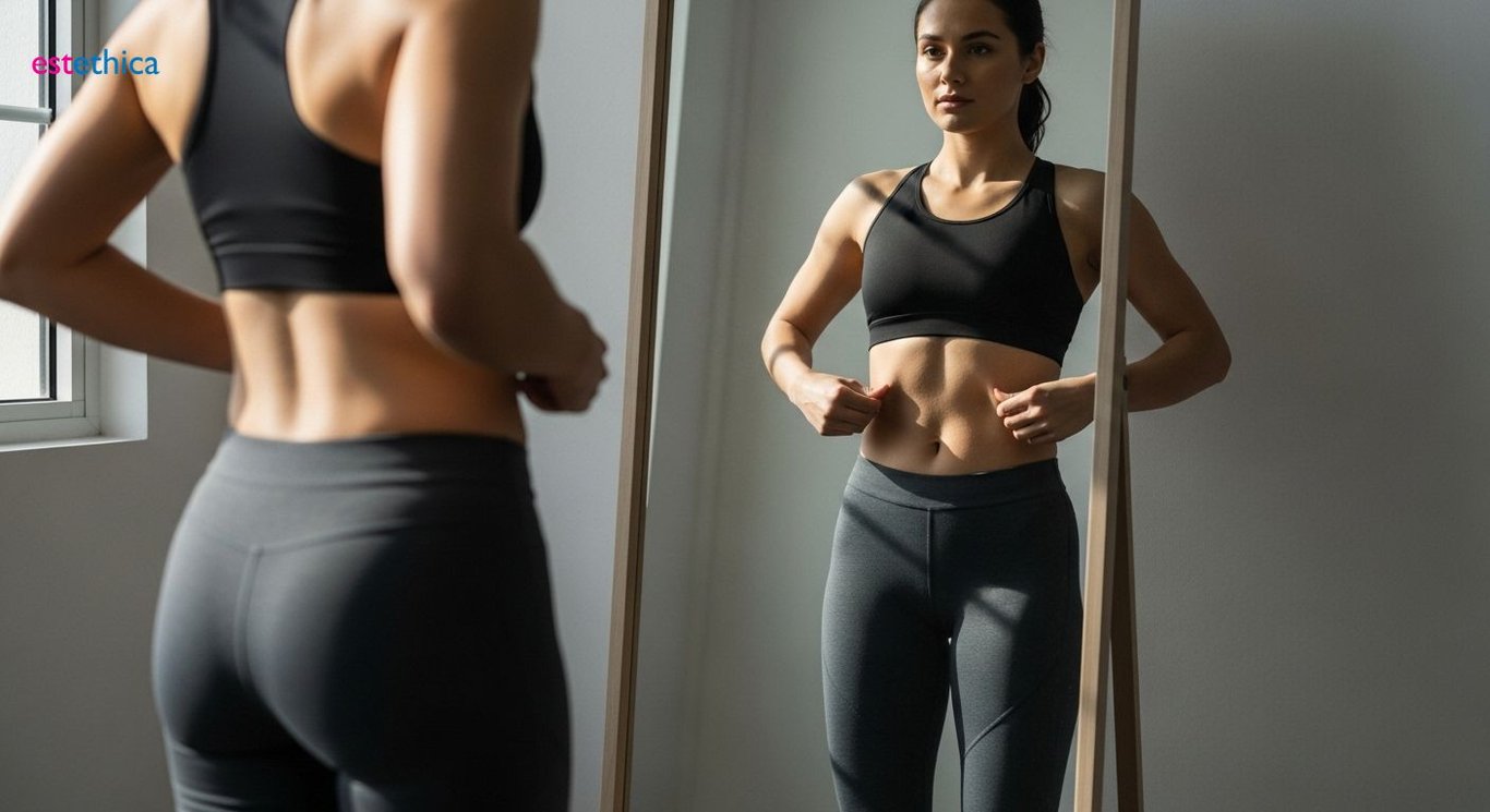 Abdominal etching vs liposuction comparison