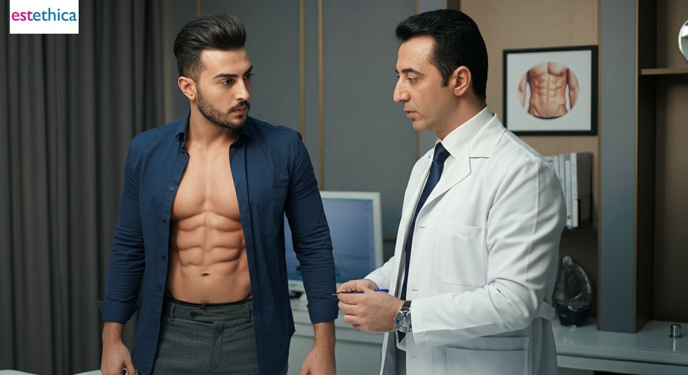 Abdominal etching procedure overview