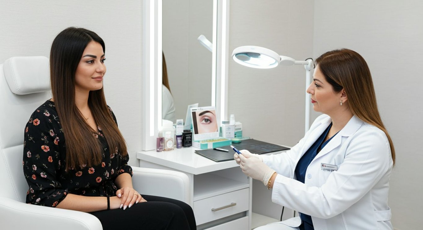 Eyebrow transplant procedure explanation