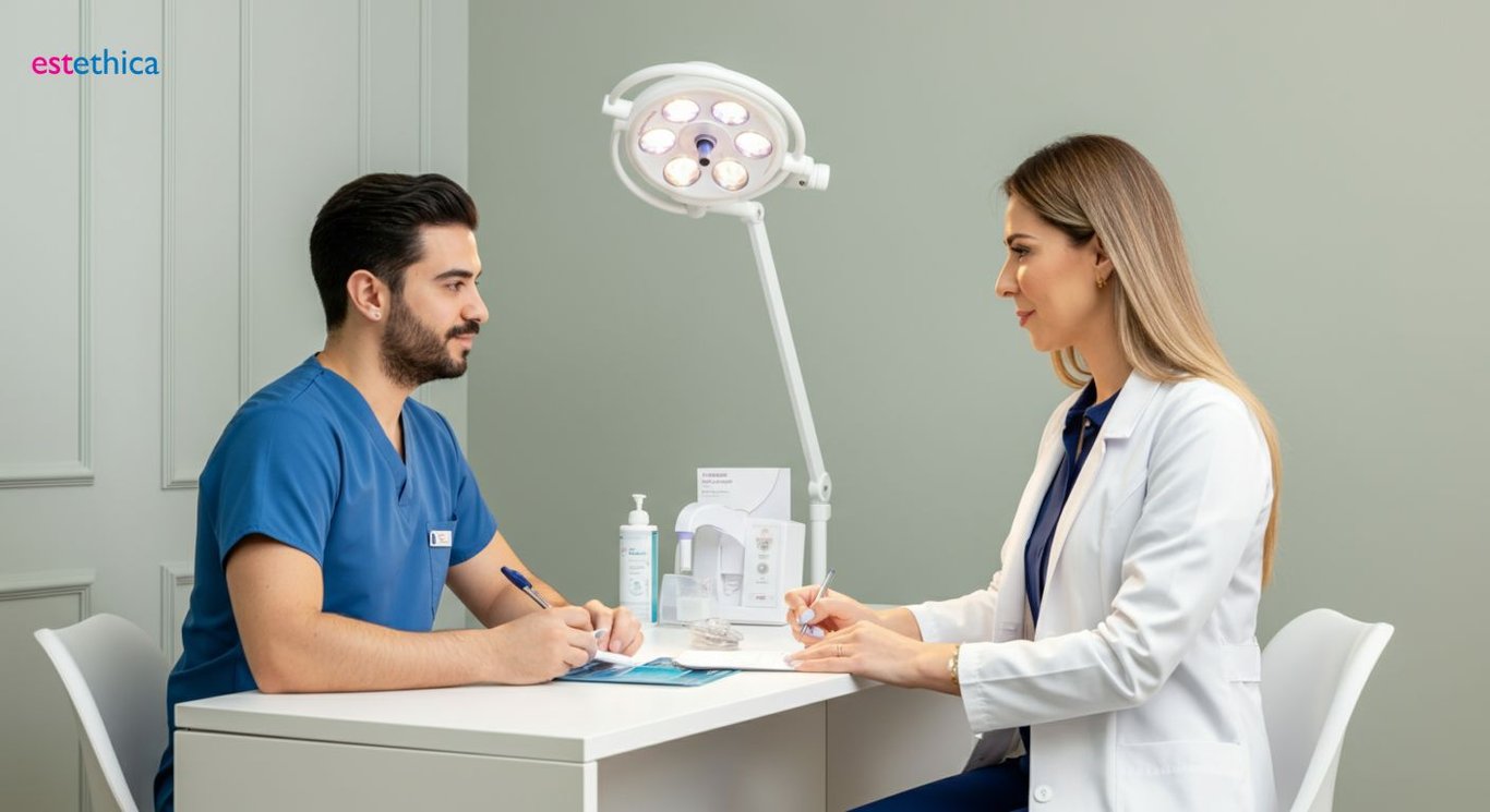 Liposuction procedure for body reshaping