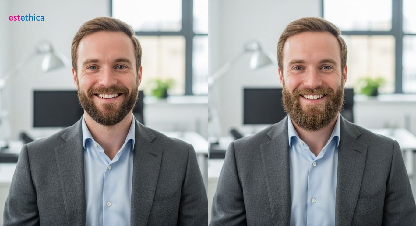 Beard Transplant Candidate