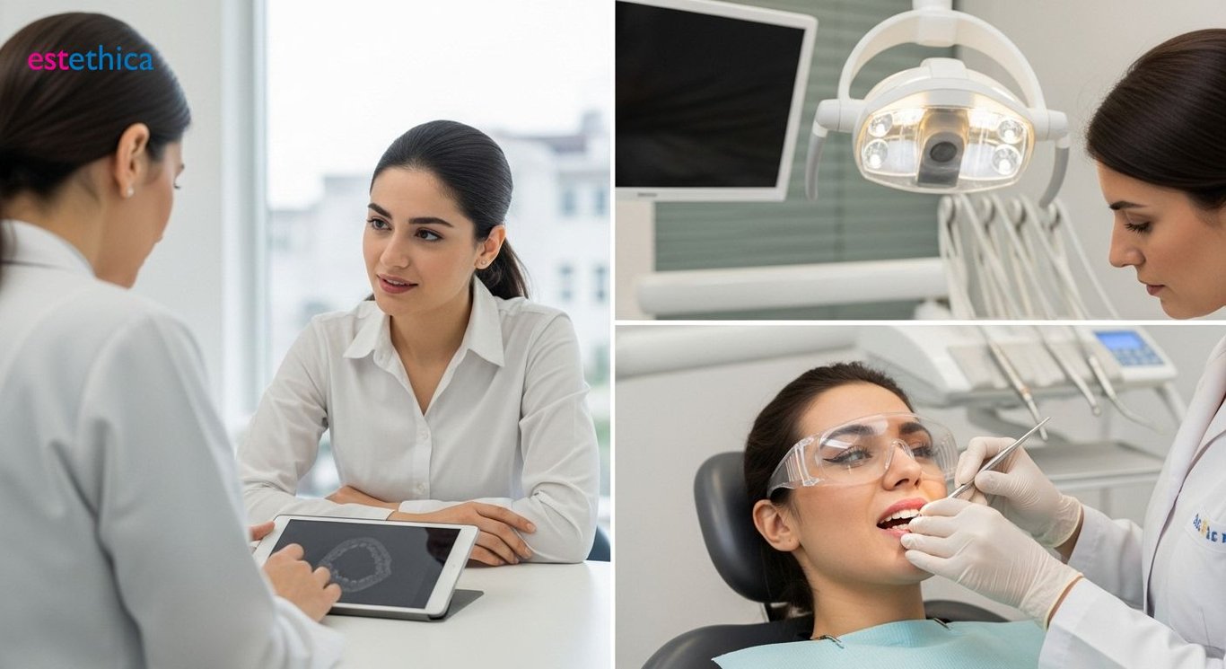 Şeffaf plaklarla diş düzeltme