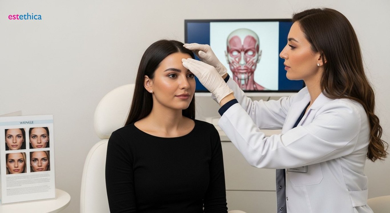 Yüz gençleştirme botulinum toksin uygulaması