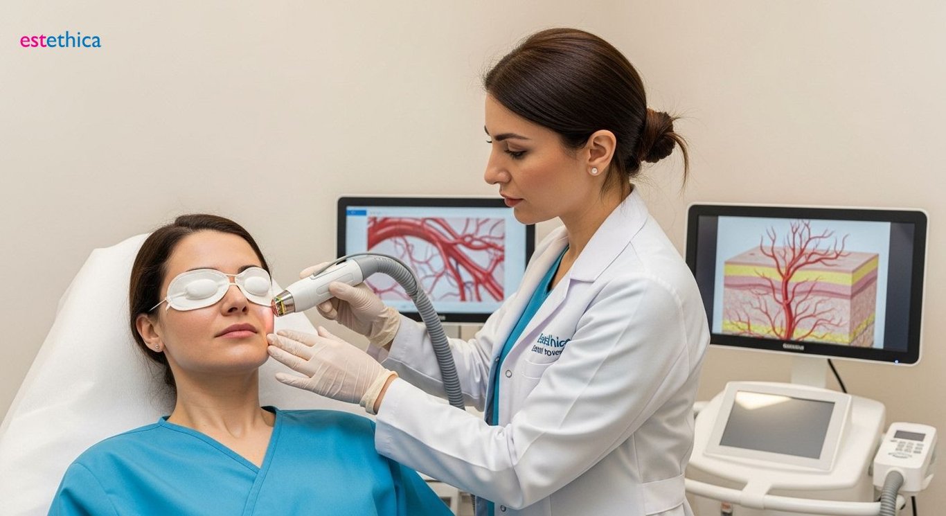 Yüzdeki Kılcal Damar Tedavisi