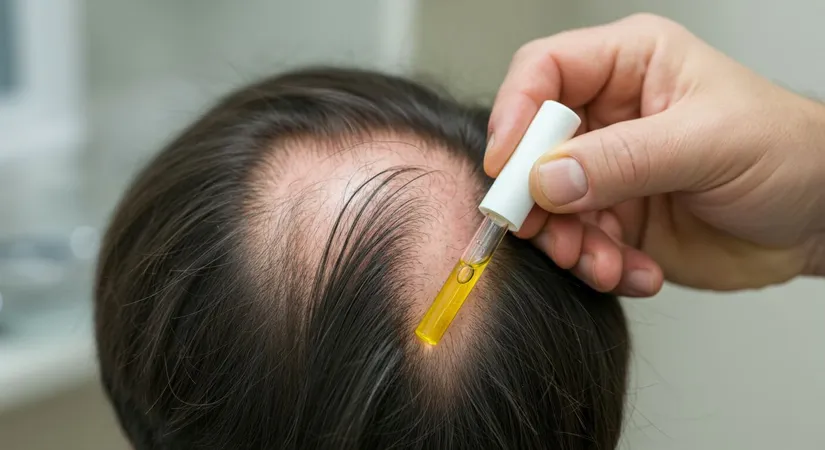 Natural oils for hair loss treatment